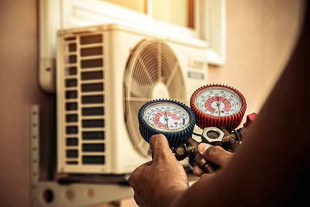 Professional Hvac Installation technician working in River Falls, WI